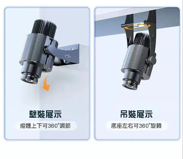 Projector lamp customized logo (ground advertising/indicator light)