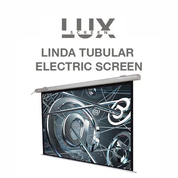 LUXSCREEN Linda ceiling electric projection screen Tubular Electric Screen 